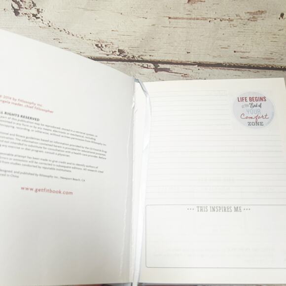 FITSPIRATION Workout Goal Journal - Inspirational Motivation - Picture 4 of 5